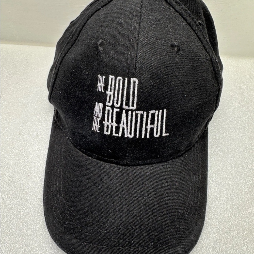 NEW RARE “The bold and the beautiful”soap opera TV Show cap hat Adjustable BLK